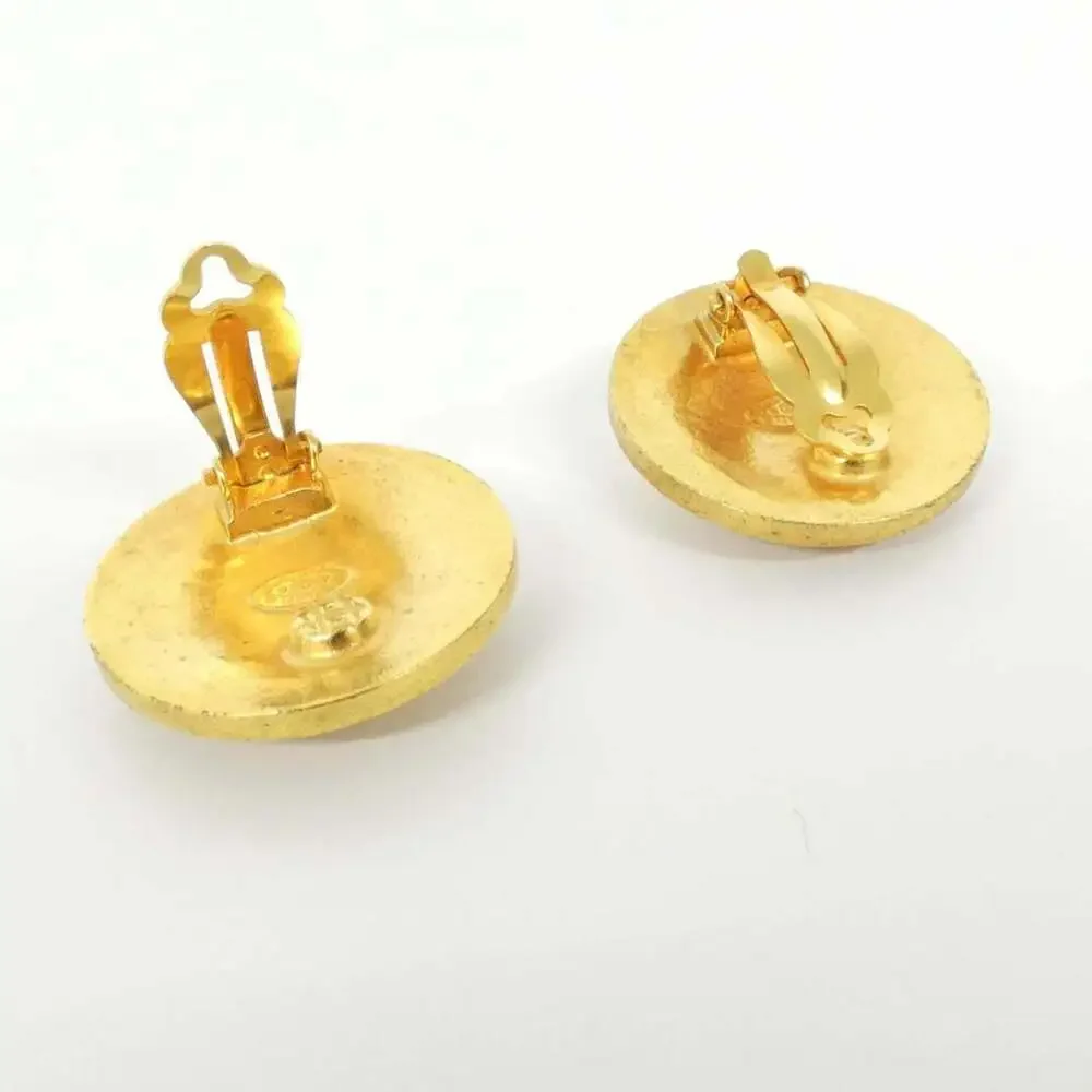 CHANEL Gold Earrings